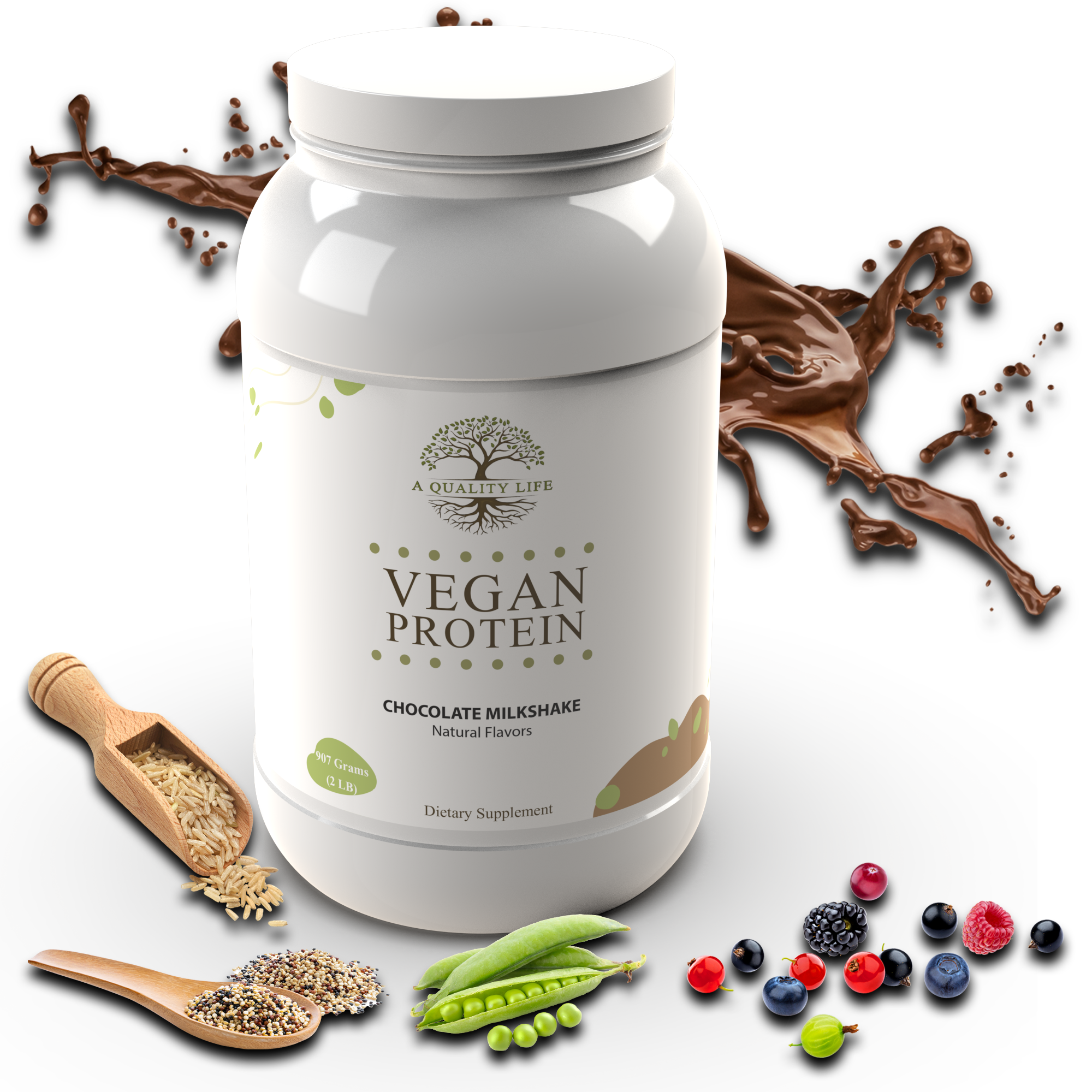 Vegan Protein Chocolate Milkshake