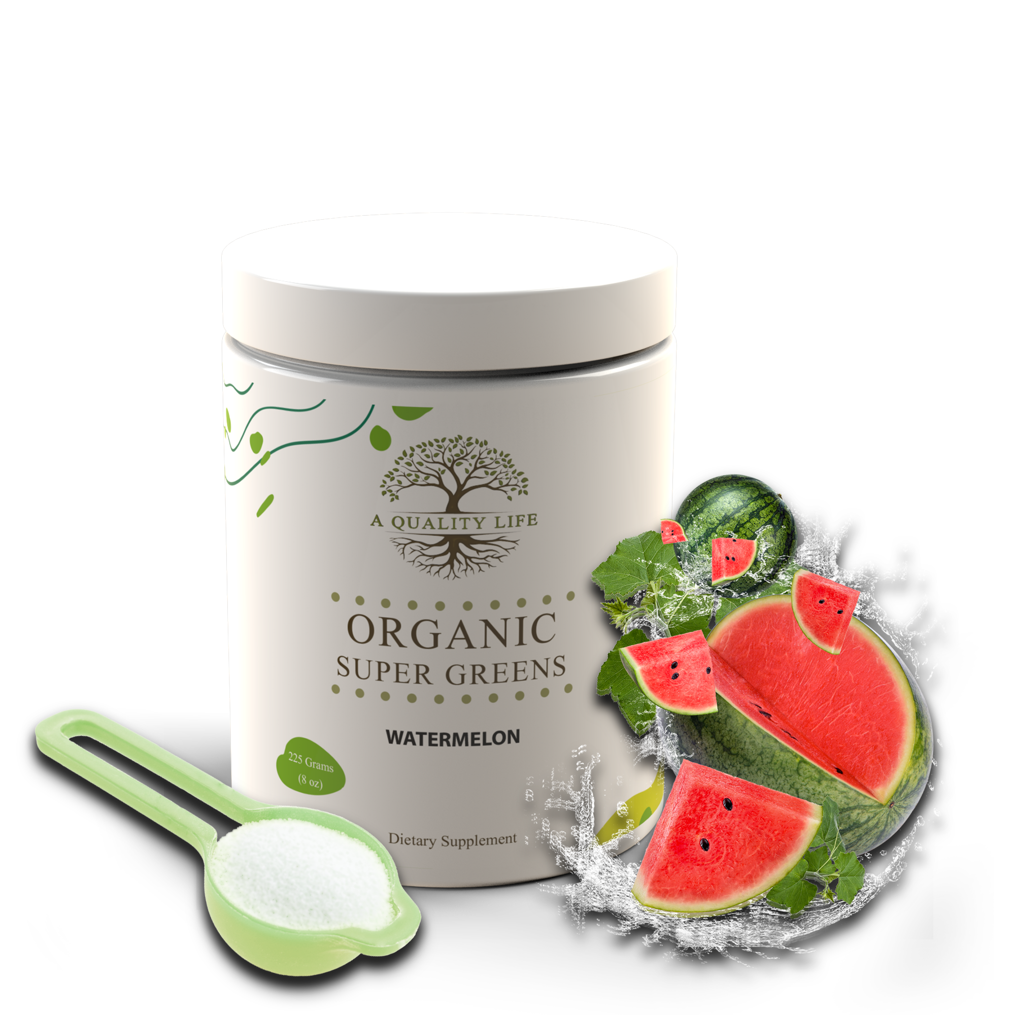 Organic Super Greens - Watermelon